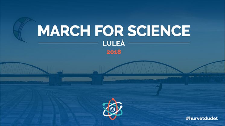 March for Science Luleå 2018