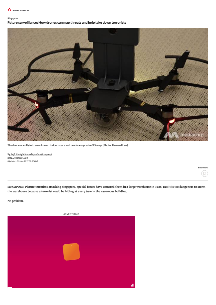 Future surveillance - How drones can map threats and help take down terrorists