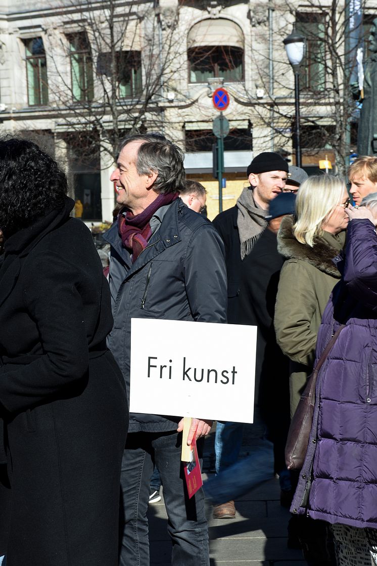 Forsvar kunstnerisk ytringsfrihet – solidaritet med kunstnerne