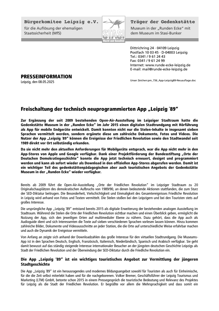 Pressemitteilung - Freischaltung App Leipzig '89.pdf