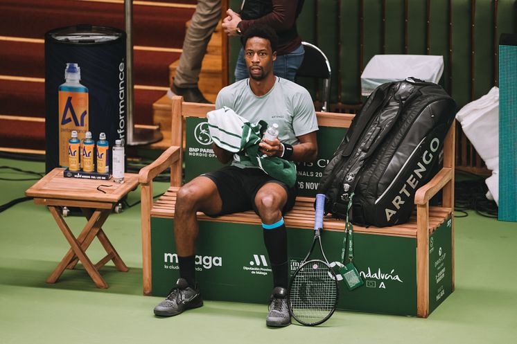 Gael Monfils at the BNP Paribas Nordic Open 2023