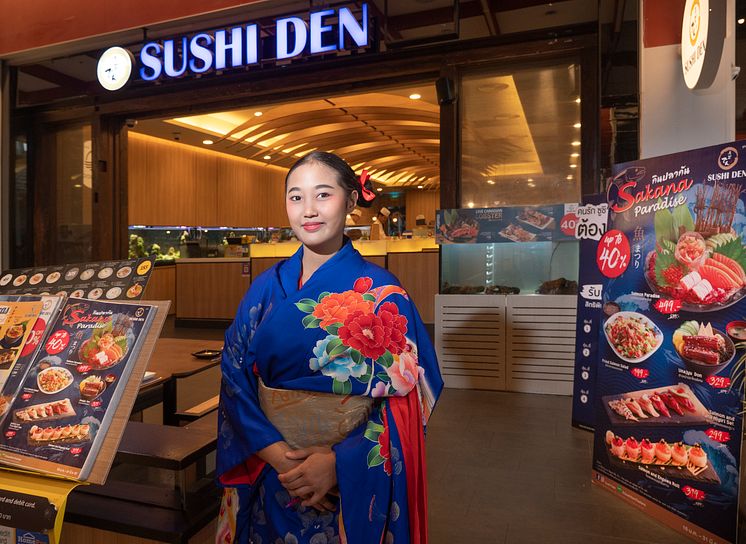 Sushi har blitt veldig populært i Thailand
