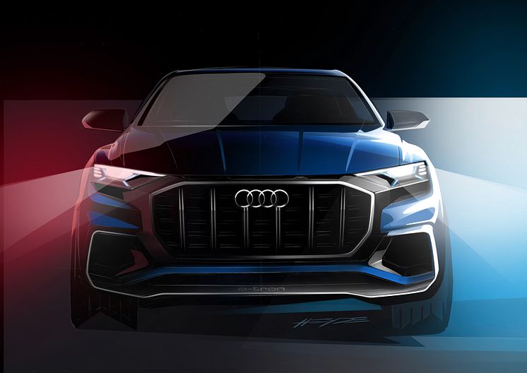 Audi Q8 concept - design sketch