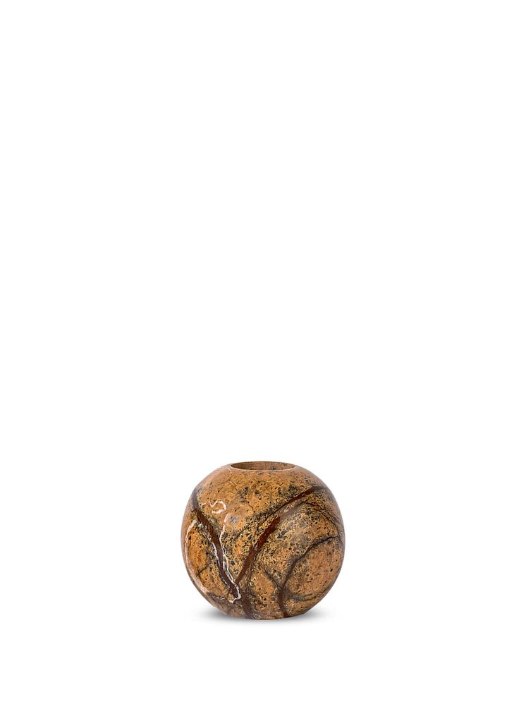 Sten candle holder brown