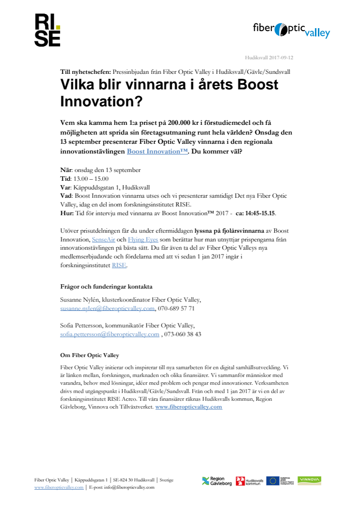 Vilka blir vinnarna i årets Boost Innovation?