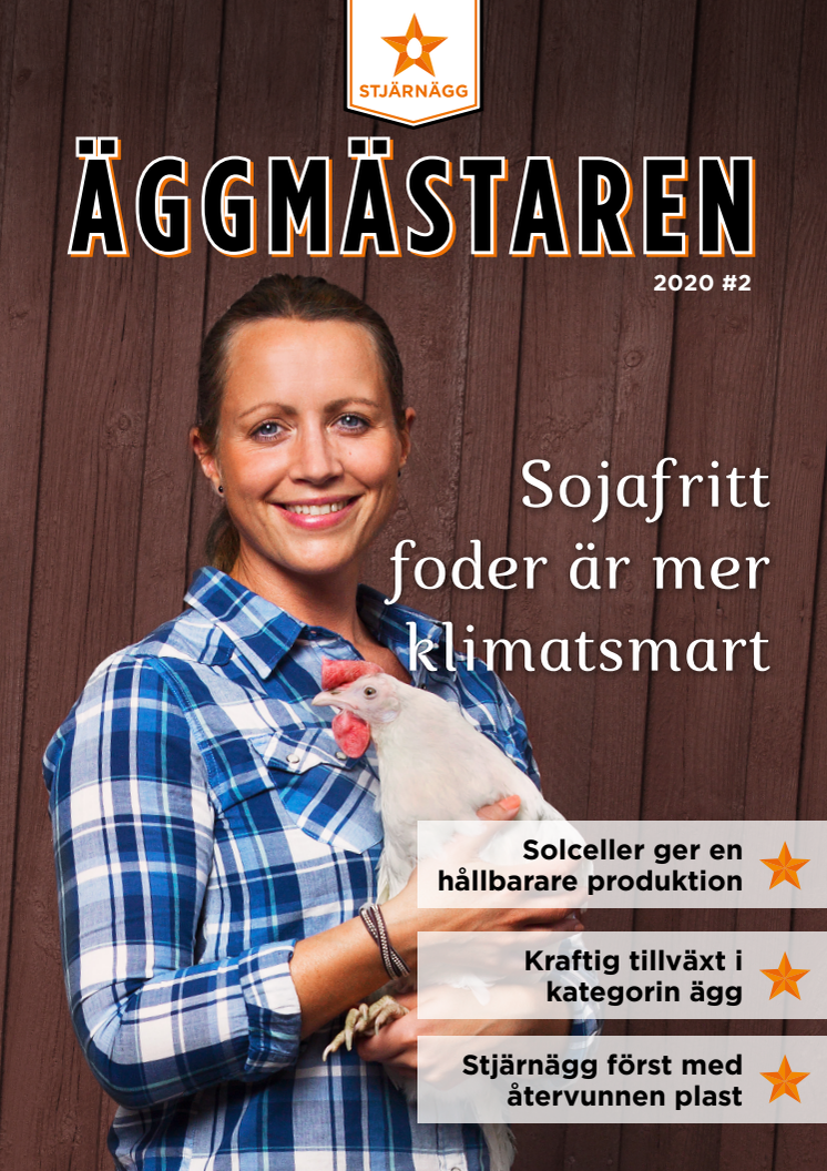 Äggmästaren -Sojafritt foder är mer klimatsmart