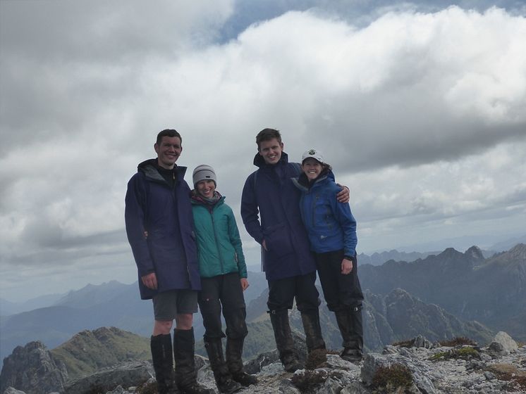 Hi-res image - ACR Electronics - Ed Bastick (left) with his fellow climbers