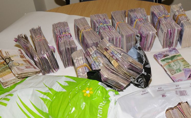 Operation Lacrosse - cash seized