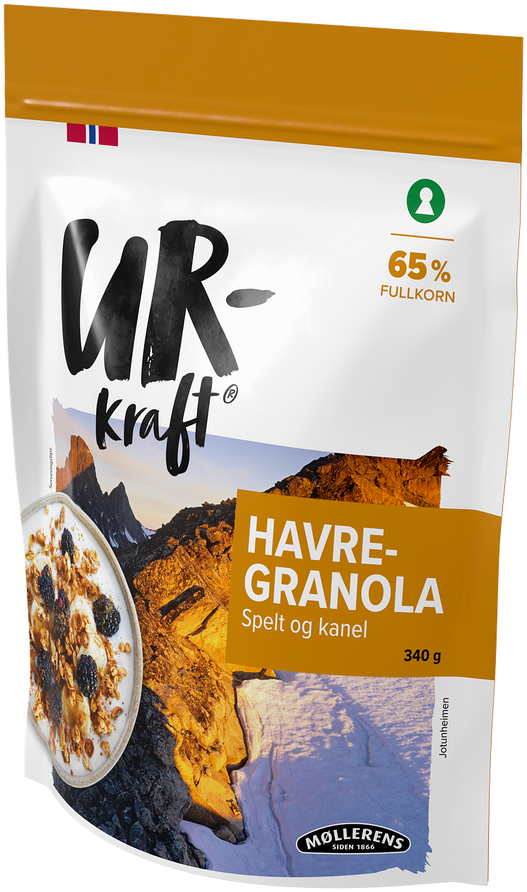 Havregranola Spelt&Kanel Nyhet