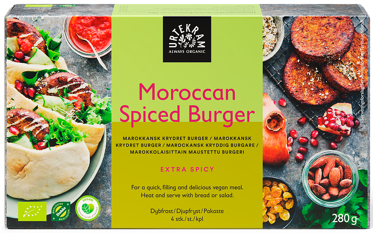 Urtekram Moroccan Spiced Burger