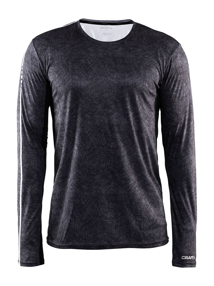 Mind long sleeve tee (herr) i färgen line black. Finns även i färgen black.