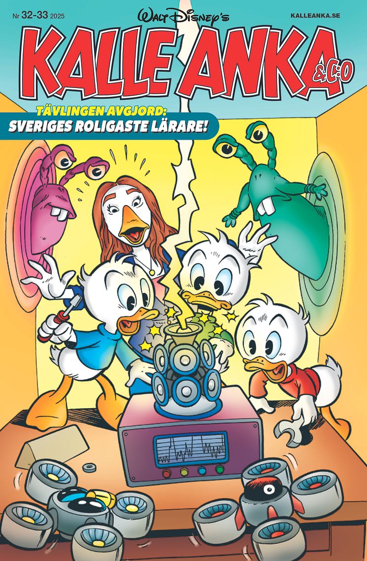 Omslag Kalle Anka & C:o nr 32-33 2025