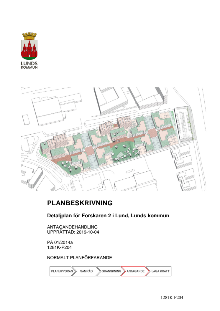 Planbeskrivning för Forskaren 2