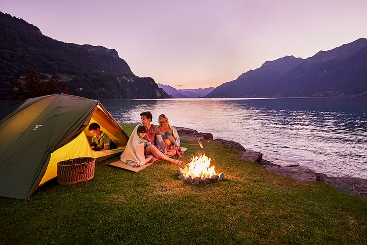 Camping Aregg - Familiencamping am Brienzersee in der Region Bern – Berner Oberland