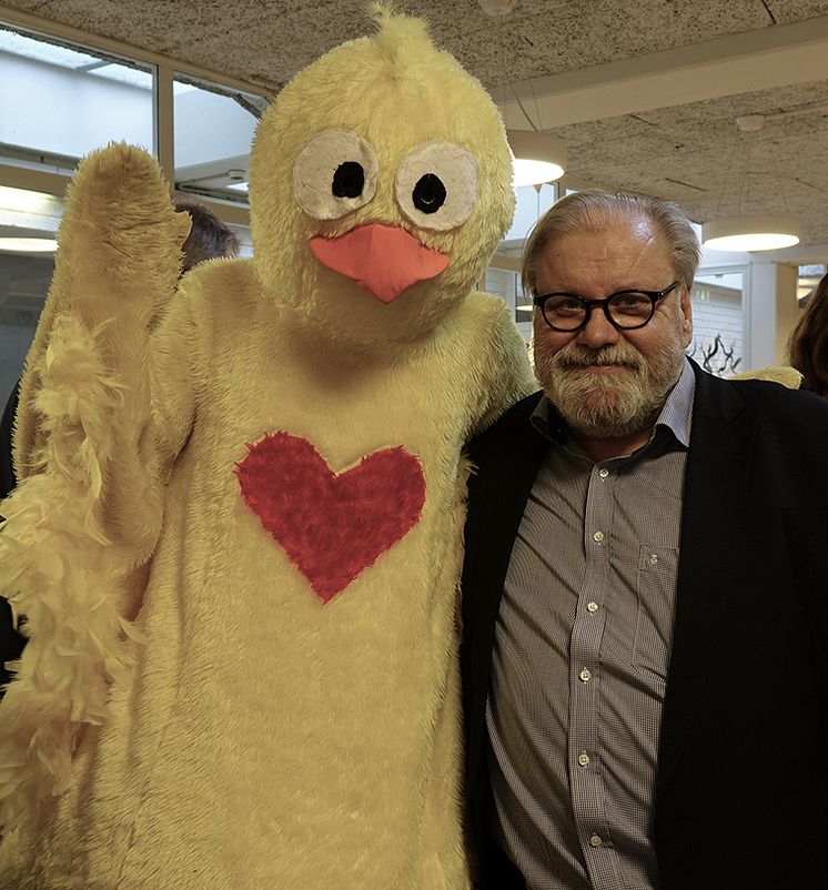 Gula Pippin och Kalmar läns landshövding Stefan Carlsson