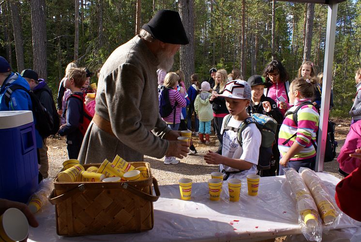 Fjärdeklassare fick uppleva VasaloppsArenan