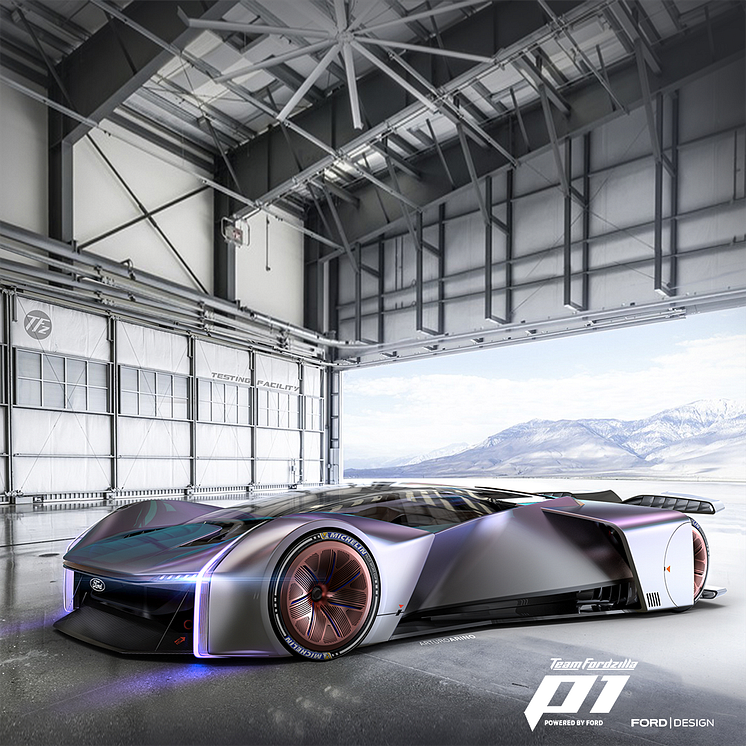 Team Fordzilla P1-konsept Gamescom 2020, virtuell racerbil