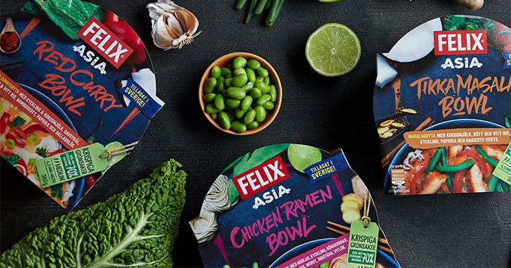 Förgyll vardagen med Felix nya enportionsrätter serverade i en klimatsmart förpackning