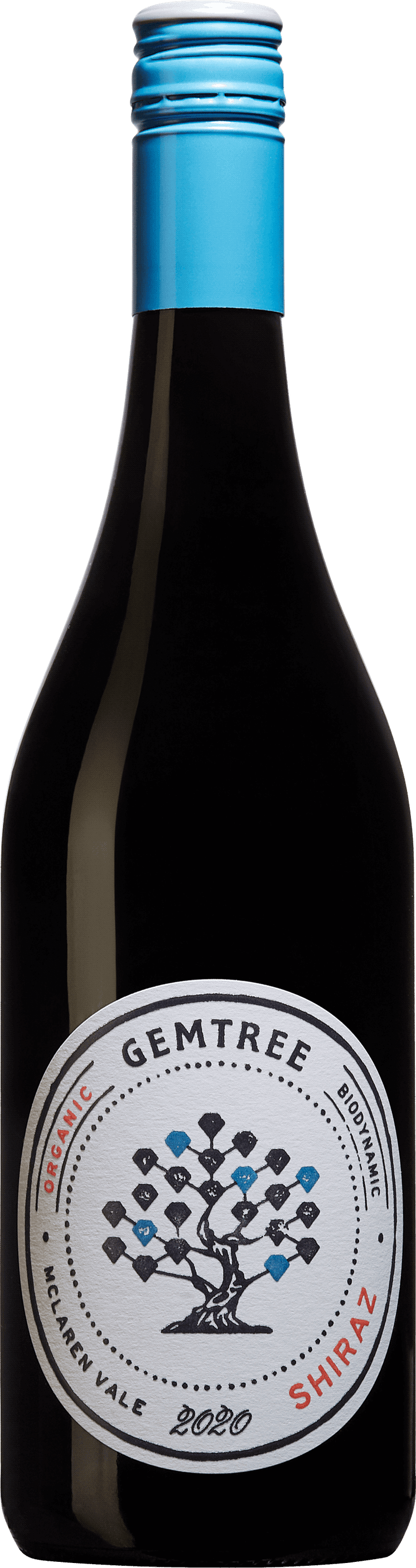 Gemtree Organic Shiraz 2020 - flaskbild