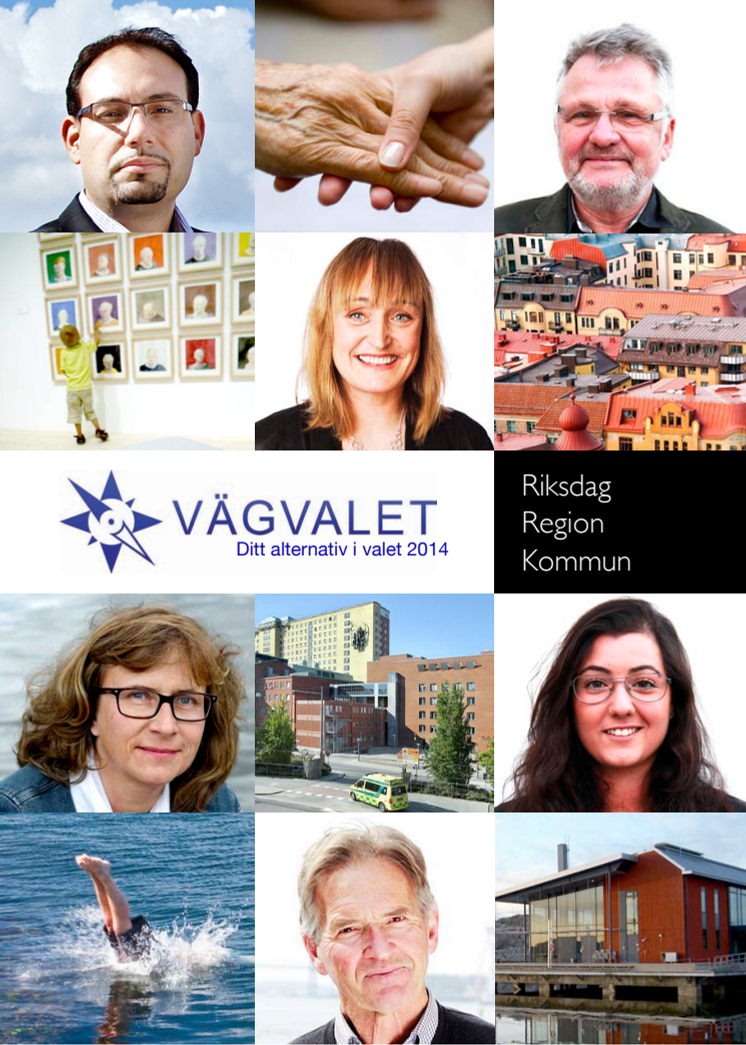 Vägvalets politik inför valet 2014 i riksdag, region och kommun