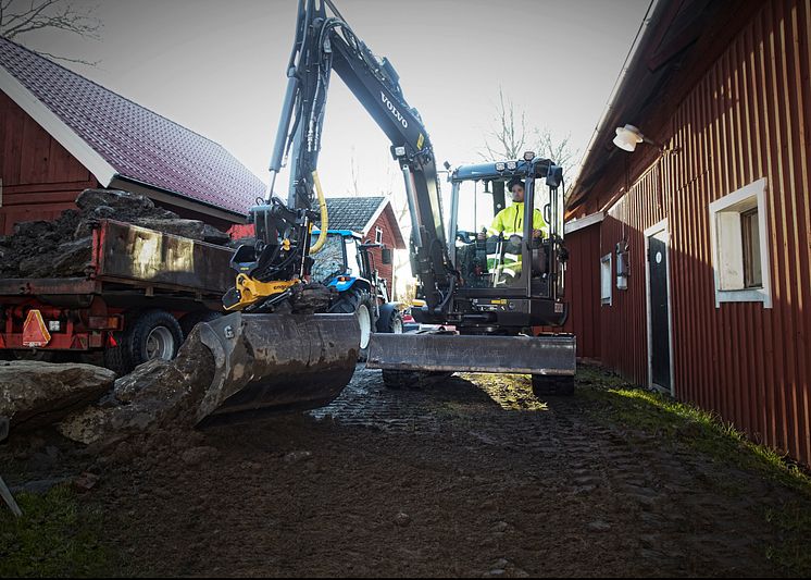 Volvo ECR50D - utomhus i Attorp