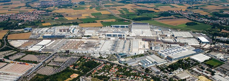 Audi headquarters and main plant in Ingolstadt is the Audi Group’s biggest production facility and the second-largest car factory in Europe