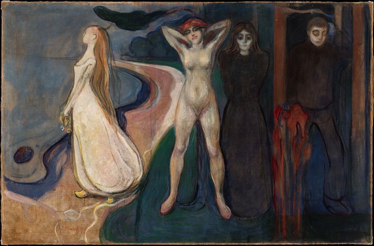 Edvard Munch: Kvinnen / Woman (1894)