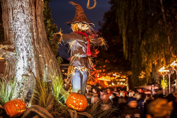 Halloween på Liseberg. Fågelskrämma