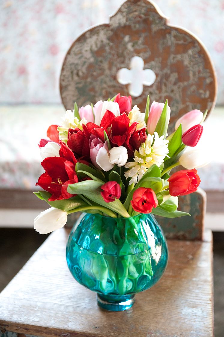 Blandad blomsterlöksbukett