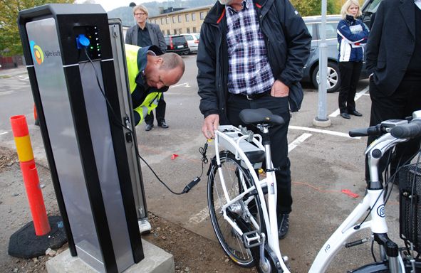 Rittal laddningsstation för elbilar och elcyklar