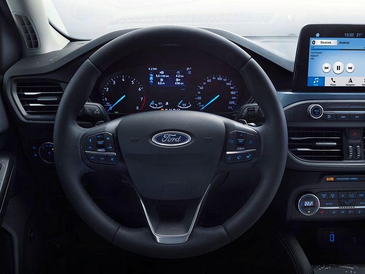 Ny Ford Focus Active interiør