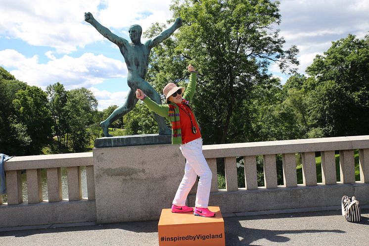 Herm en skulptur i Vigelandsparken