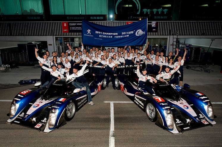 Peugeot 908 avslutar med dubbelseger i Kina och totalseger i Intercontinental Le Mans Cup