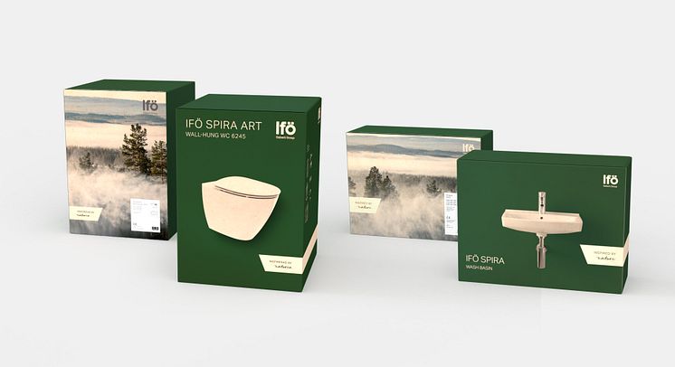 Ifö får ny förpackningsdesign - inspirerad av naturen.