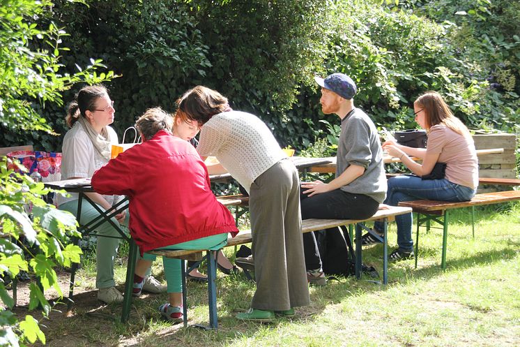 Frank Schmiade zeigt sein Bärenherz: Benefizgrillen in der Villa Leipzig