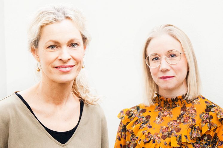 Evelina Linder och Erika Nyman Carlsson.