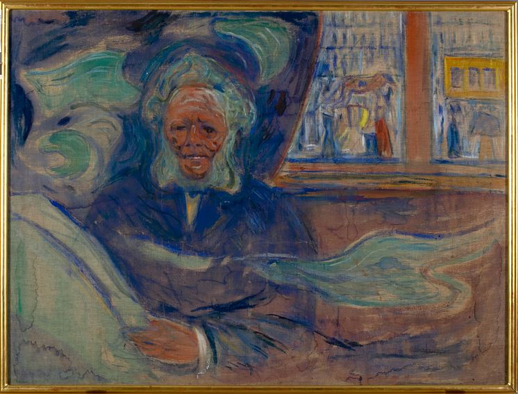 Edvard Munch: Henrik Ibsen på Grand Café / Henrik Ibsen at the Grand Café 1909-1910