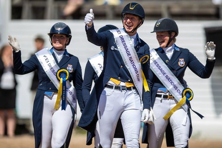 Dressyrlaget Nations Cup Falsterbo 2022 Patrik Kittel