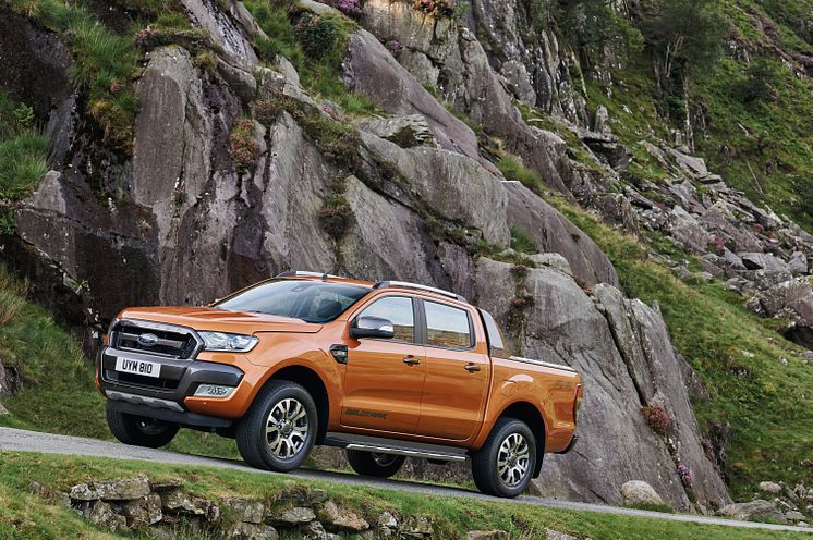 Neste generasjon Ford Ranger pickup med redusert forbruk, dristig design og avanserte teknologier