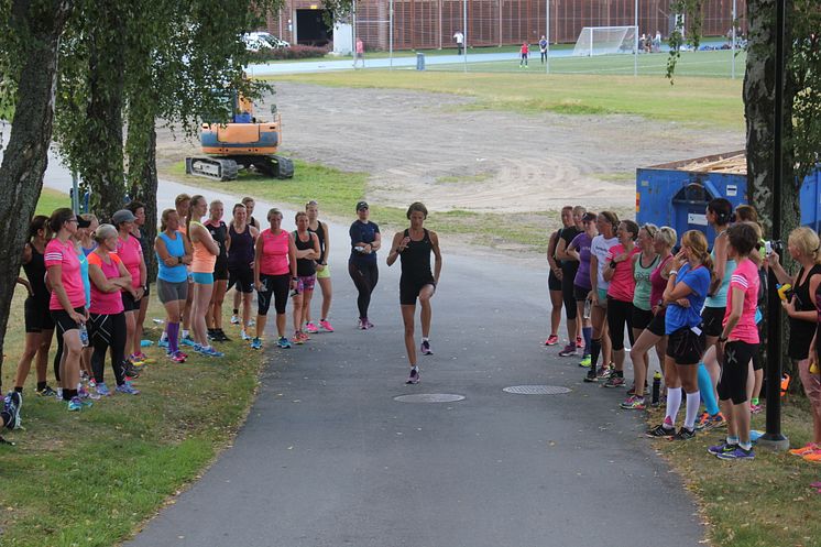 Löparhelg för tjejer träningspass med Malin Ewerlöf