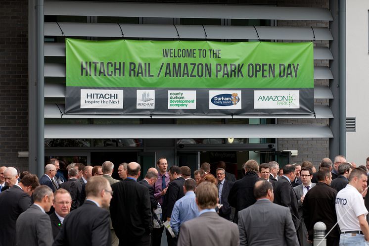 Hitachi Rail / Amazon Park Open Day attracts 1,000 companies interested in getting involved in IEP trains