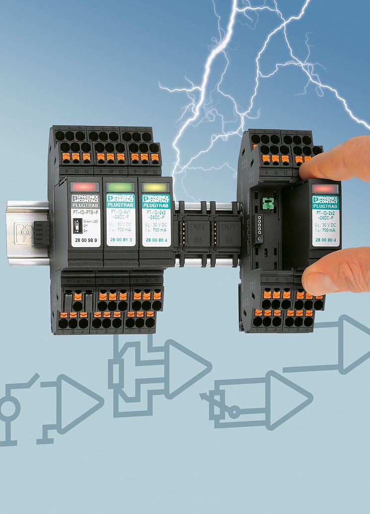 Intelligent Surge Protection with Push-in Connection Technology