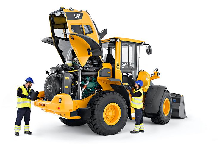 Volvo L60H, L70H och L90H - hjullastare med enkel service