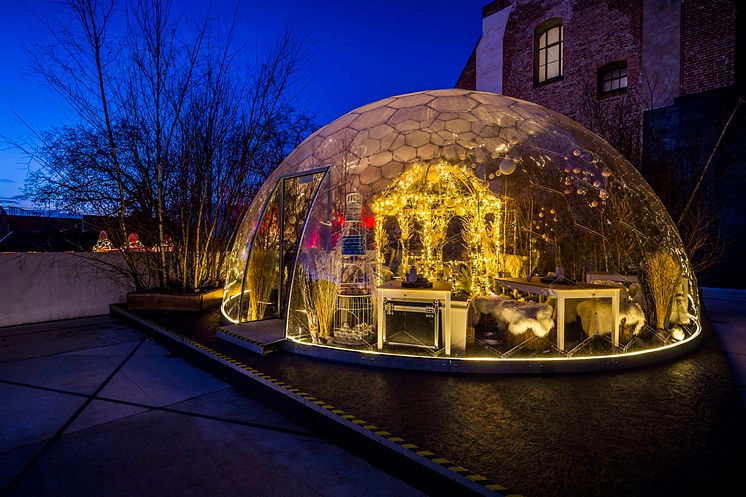 Lübeck_Glass Dome at Christmas Wonderland © LTM