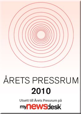 Badge Årets Pressrum 2010