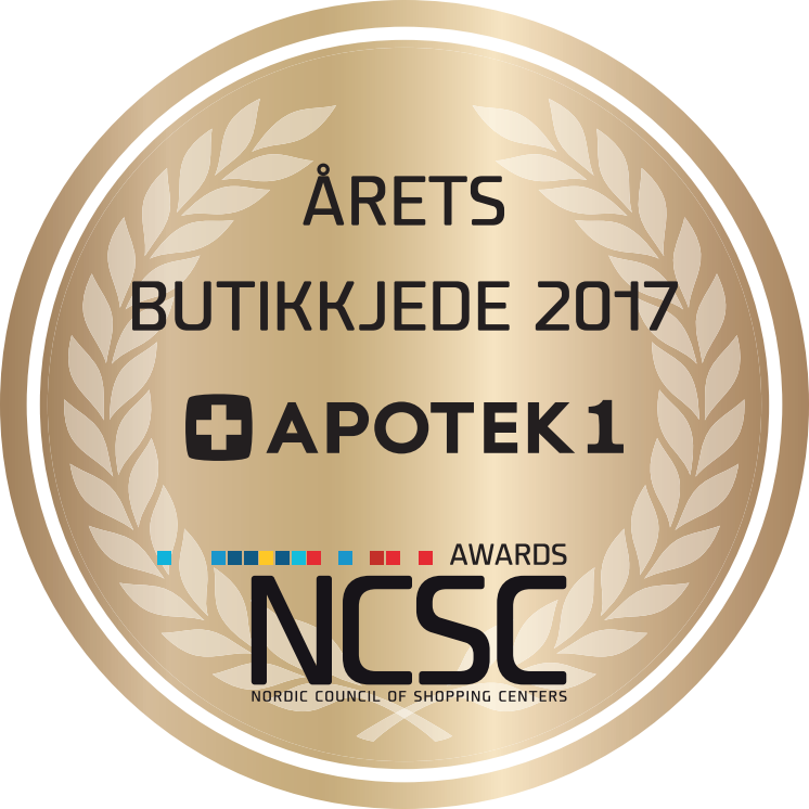 NCSC - Årets Butikkjede Apotek1_ logo