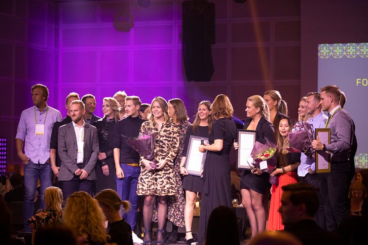 Folkets nettfavoritter ble kåret i mai. PB Store, Floyd og Bli Vakker fikk heder og ære på scenen under LOAD.18. FOTO: Jonas Mathiassen
