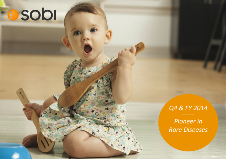 Sobi publishes its Report for the Fourth Quarter and Full Year 2014