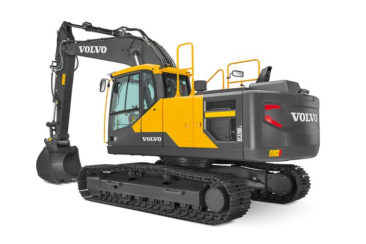 Volvo EC220E grävmaskin 22 ton - frilagd