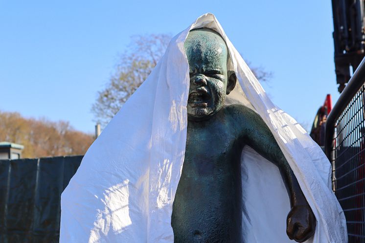 Sinnataggen er tilbake i Vigelandsparken